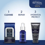 Livaura Retinol Men's Facial Wipes, 60 Count