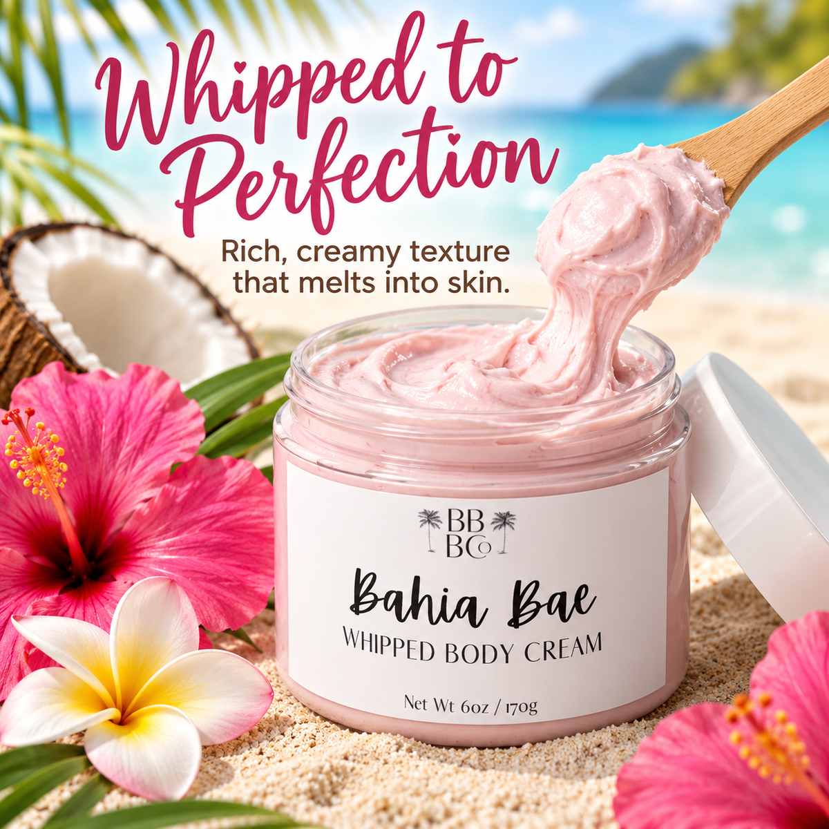 Bahia Bae whipped body cream rich creamy texture