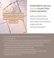 BANILA CO Clean It Zero Anastatica Subtile Rebalancing one-step makeup-cleansing test with footnotes