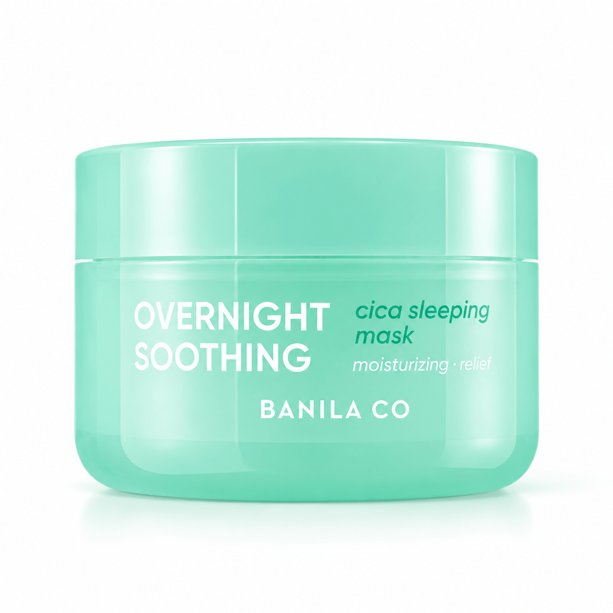 Banila Co Overnight Soothing Cica Sleeping Mask 100mL green jar