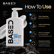 How to use BASED Restoring Daily Facial Moisturizer