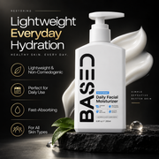 BASED Daily Facial Moisturizer lightweight non-comedogenic daily hydration
