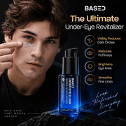 BASED Under Eye Elixir dark circle puffiness brightening and fine line benefits