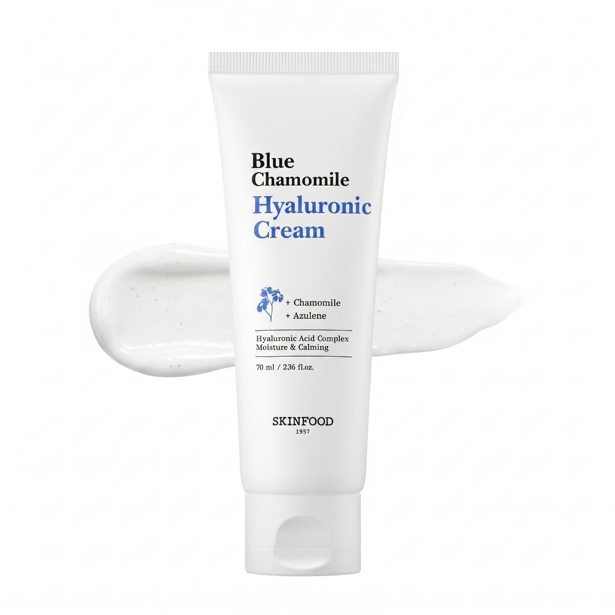 SKINFOOD Blue Chamomile Hyaluronic Cream 70ml - AHVTE