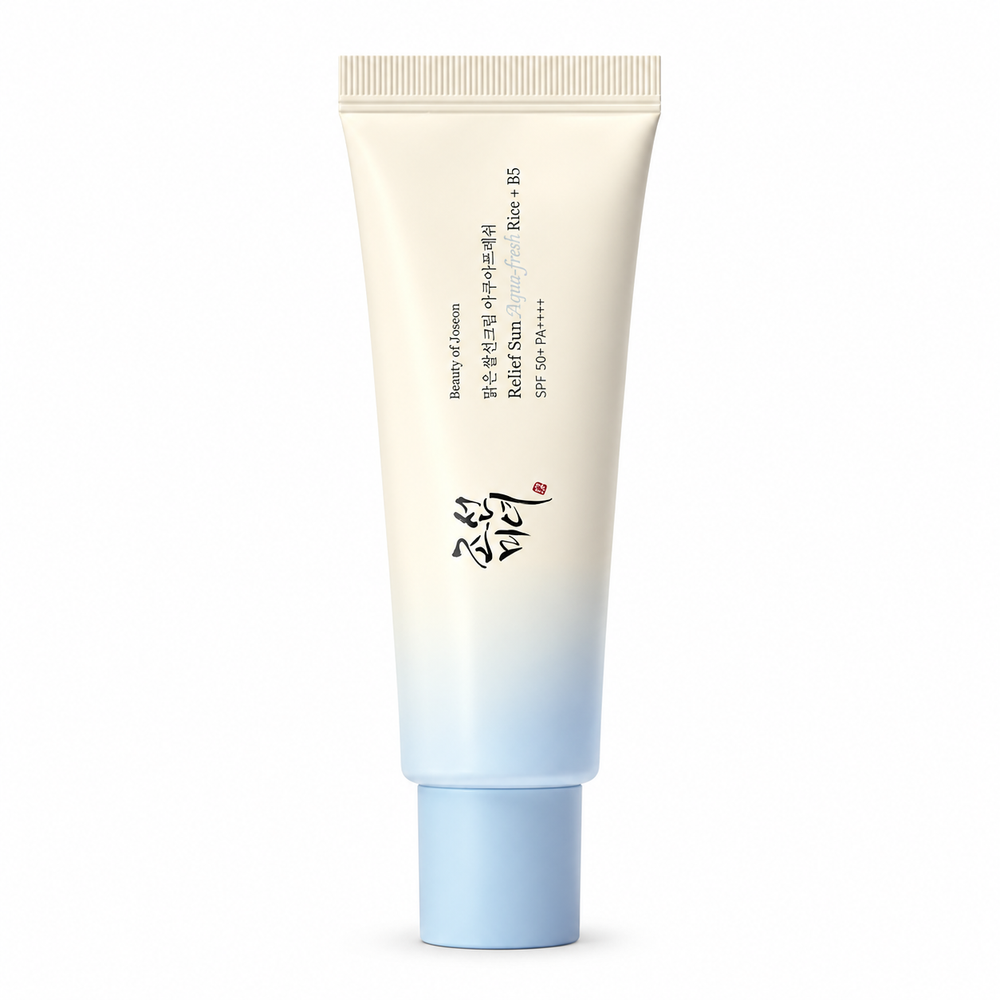 Beauty of Joseon Relief Sun Aqua-Fresh Rice + B5 SPF50+ PA++++ 50 mL on white background