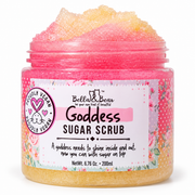 Bella & Bear Goddess Sugar Scrub 6.76 oz on white background