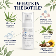 Bella & Bear Hydro Bloom key ingredients infographic