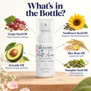 Bella & Bear Melt Away ingredient oils infographic