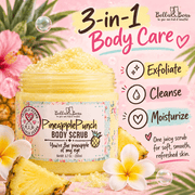 Pineapple Punch body scrub 3-in-1 exfoliate cleanse moisturize