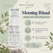 Simply Serene morning serum how to use