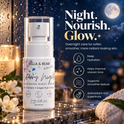 Starry Night nourishing night serum overnight hydration texture tone and antioxidant benefits