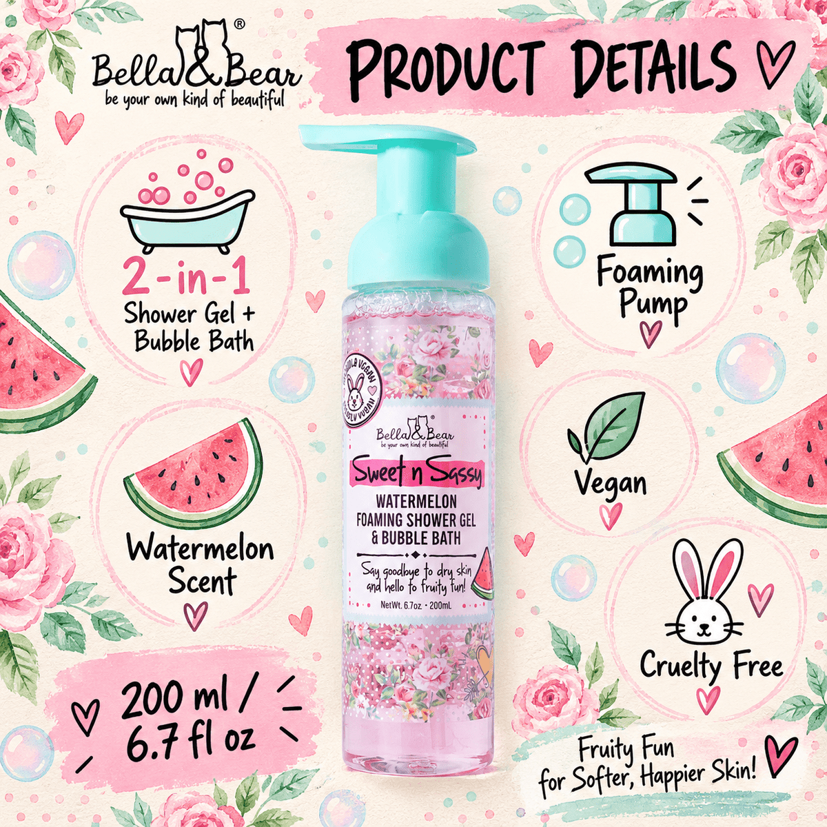 Bella & Bear Sweet n Sassy product details