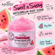 Watermelon body scrub suited skin types