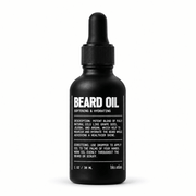 Blu Atlas Beard Oil 30 ml matte black dropper bottle on white