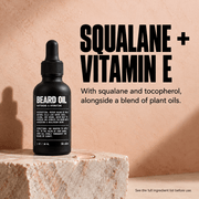 Squalane and tocopherol in Blu Atlas Beard Oil