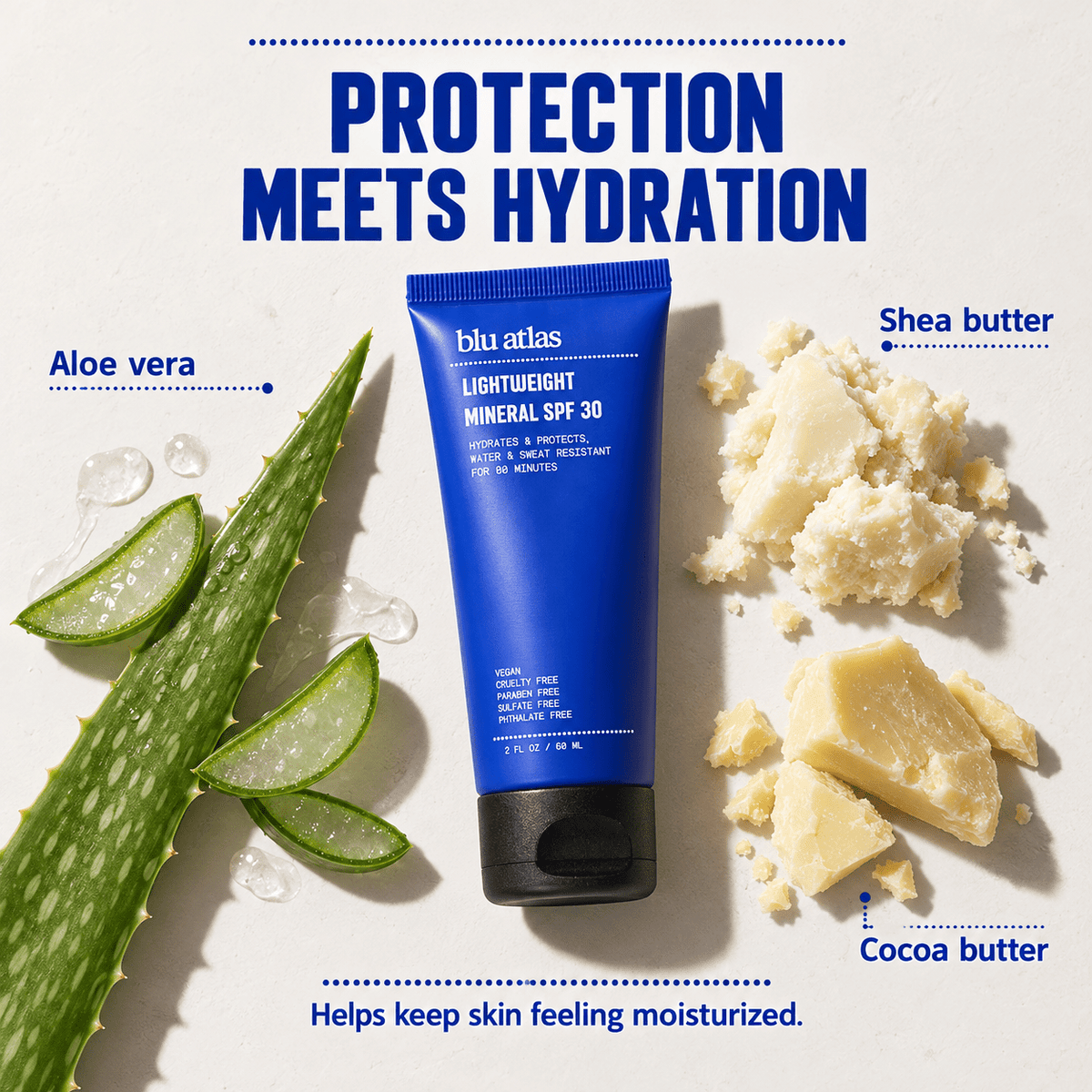 Blu Atlas Lightweight Mineral SPF 30 ingredients