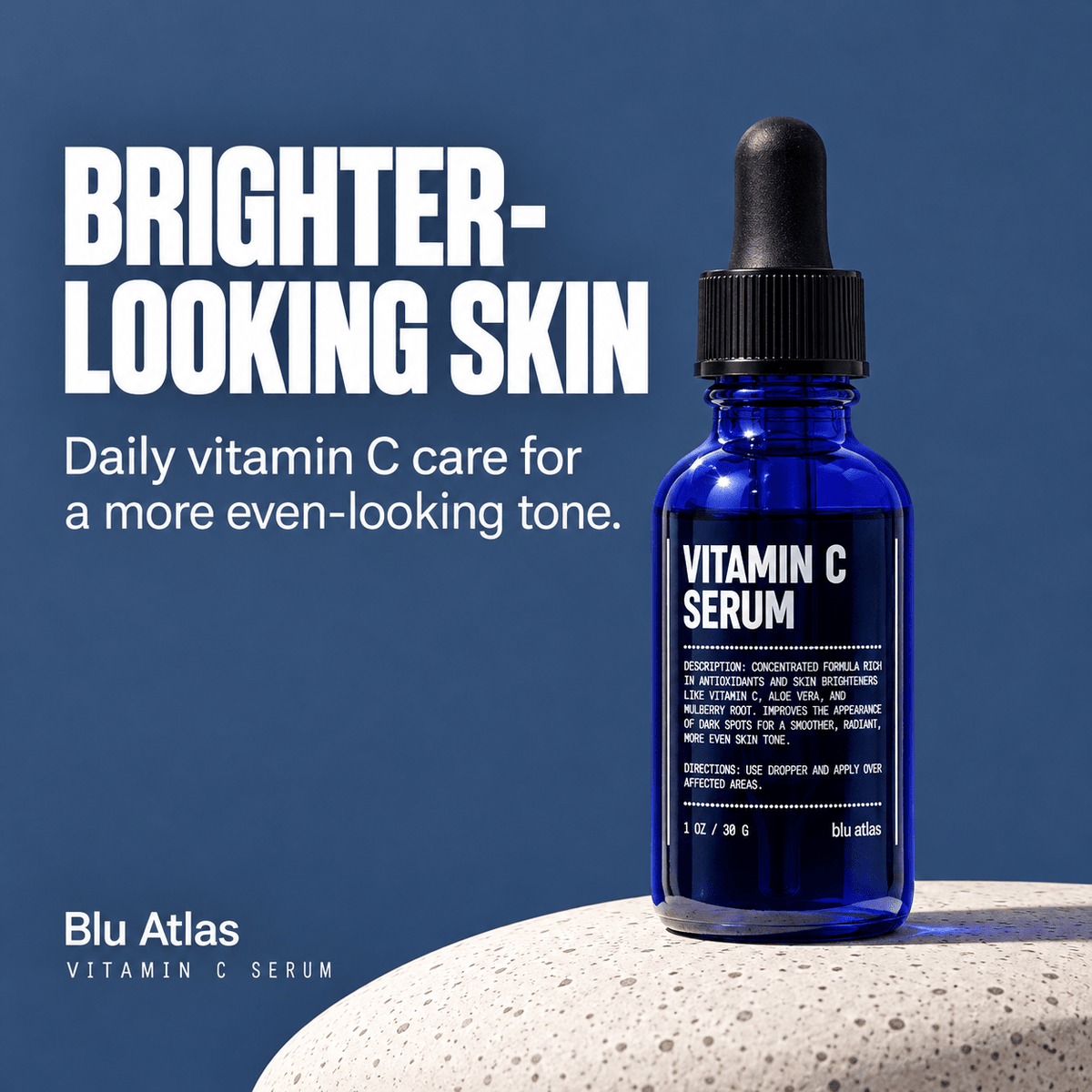 Blu Atlas Vitamin C Serum for brighter more even-looking skin