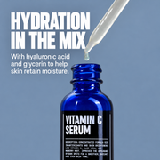 Hyaluronic acid and glycerin in Blu Atlas Vitamin C Serum