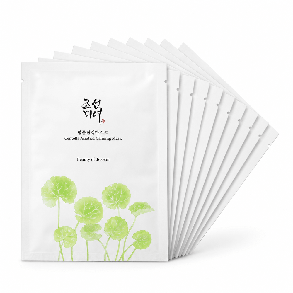 Beauty of Joseon Centella Asiatica Calming Mask 10 Sheets on white