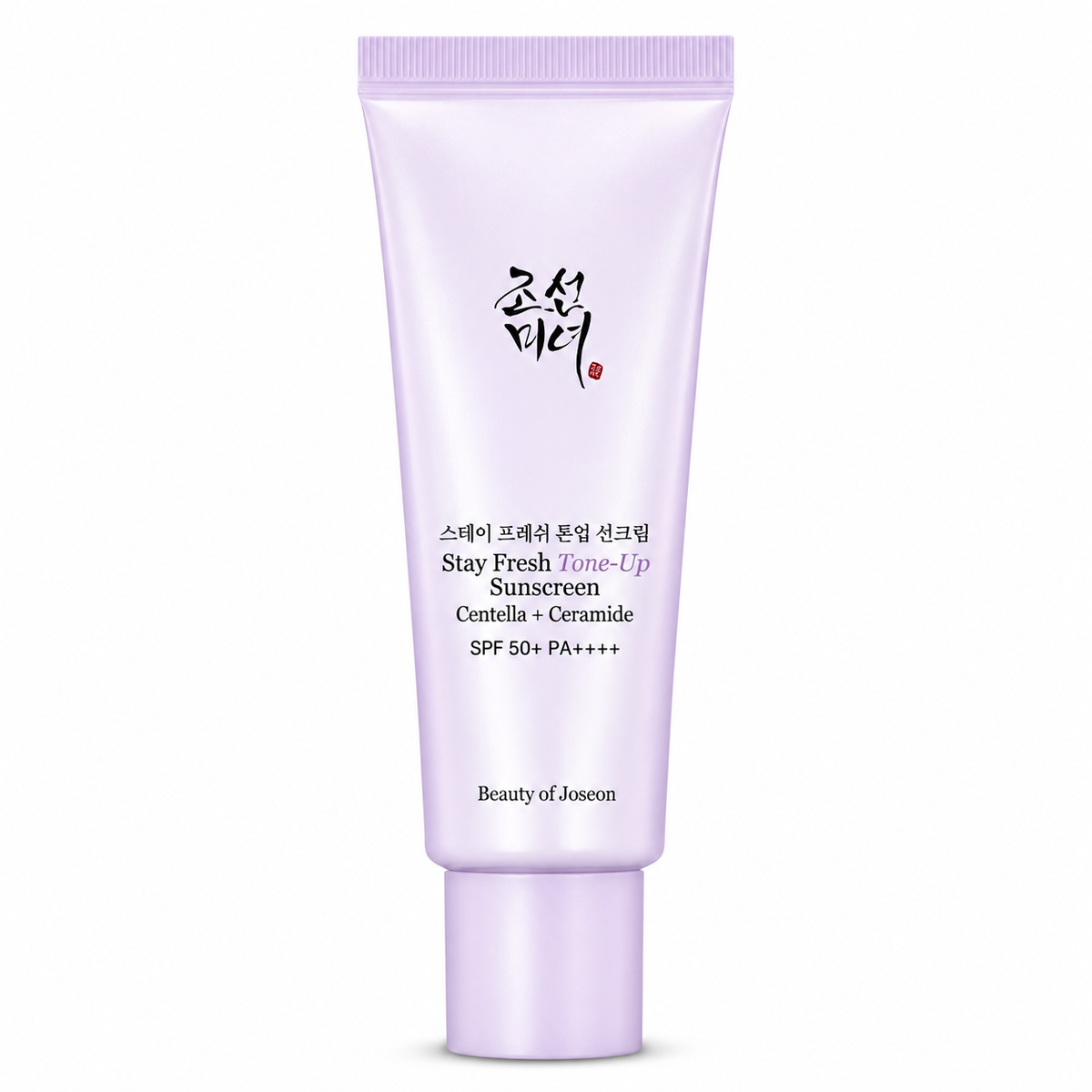 Beauty of Joseon Stay Fresh Tone-Up Sunscreen Purple 50mL on white
