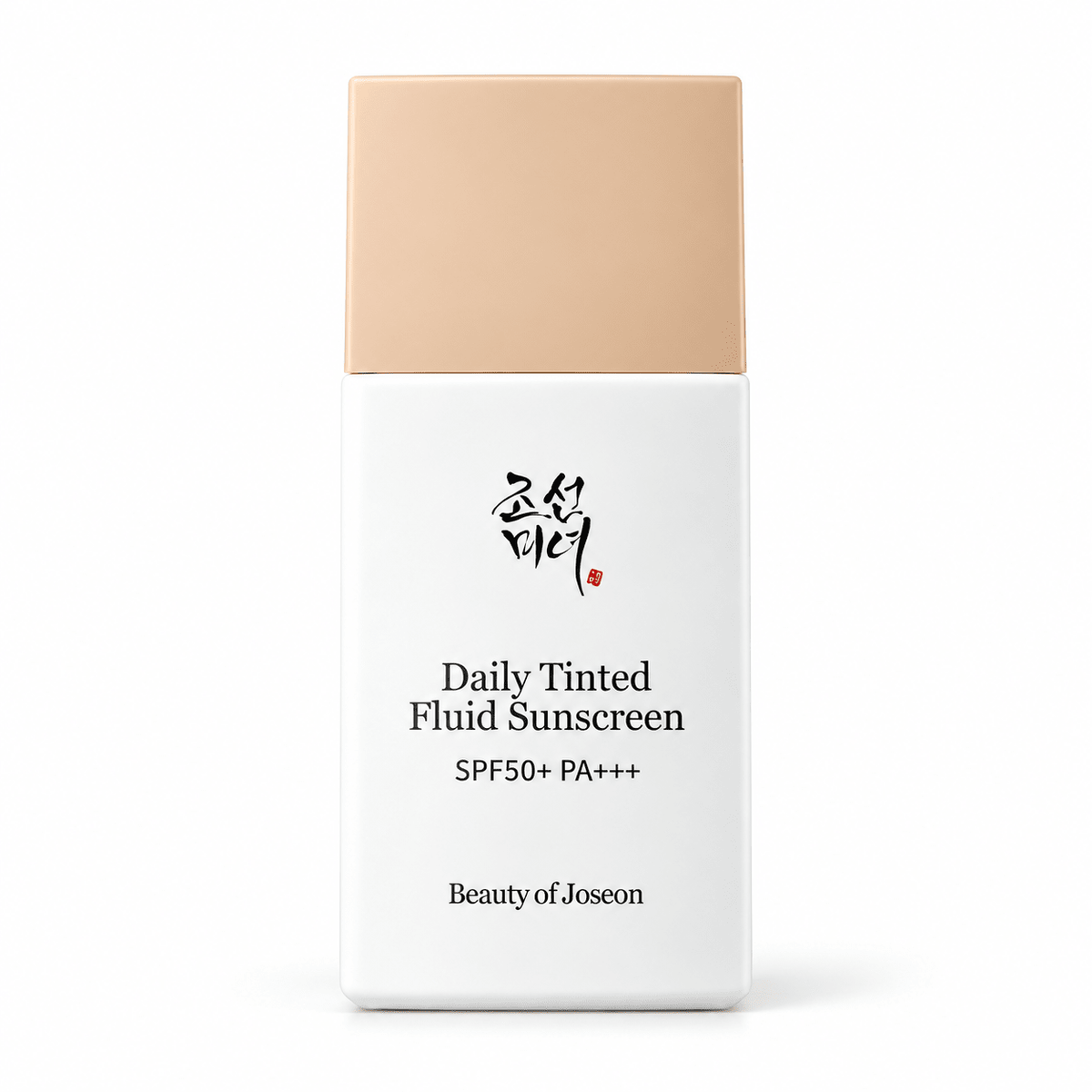 Beauty of Joseon Daily Tinted Fluid Sunscreen LN110 50mL on white