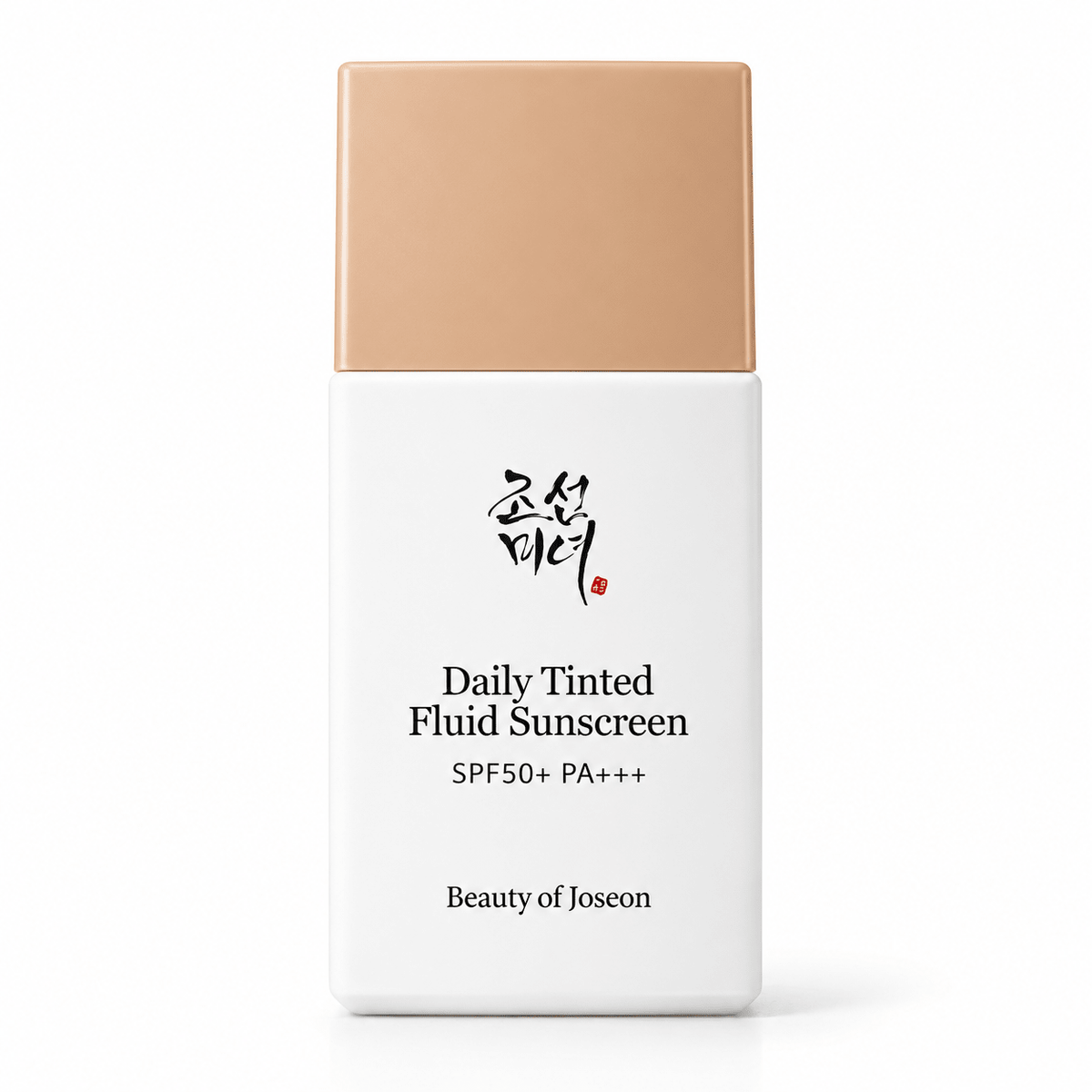 Beauty of Joseon Daily Tinted Fluid Sunscreen MP200 50mL on white