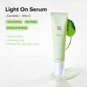 Beauty of Joseon Light On Serum Centella + Vita C 30mL — overview