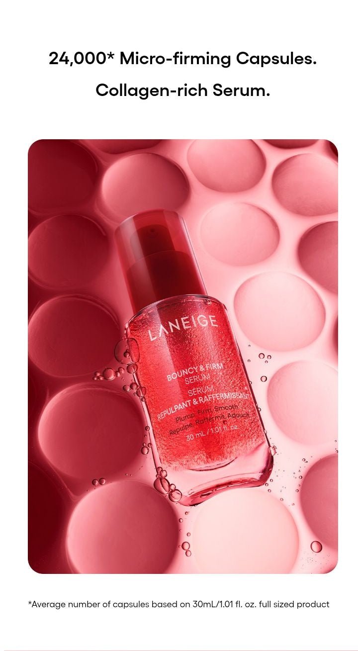 LANEIGE Bouncy & Firm Serum official capsule overview