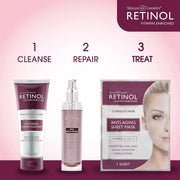 Livaura Retinol Anti-Aging Sheet Mask, 5 Pack