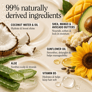 California Naturals Classic Clean Conditioner naturally derived ingredients
