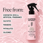 California Naturals free from formula infographic
