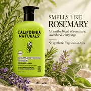 California Naturals Re:GRO rosemary scent with lavender and clary sage