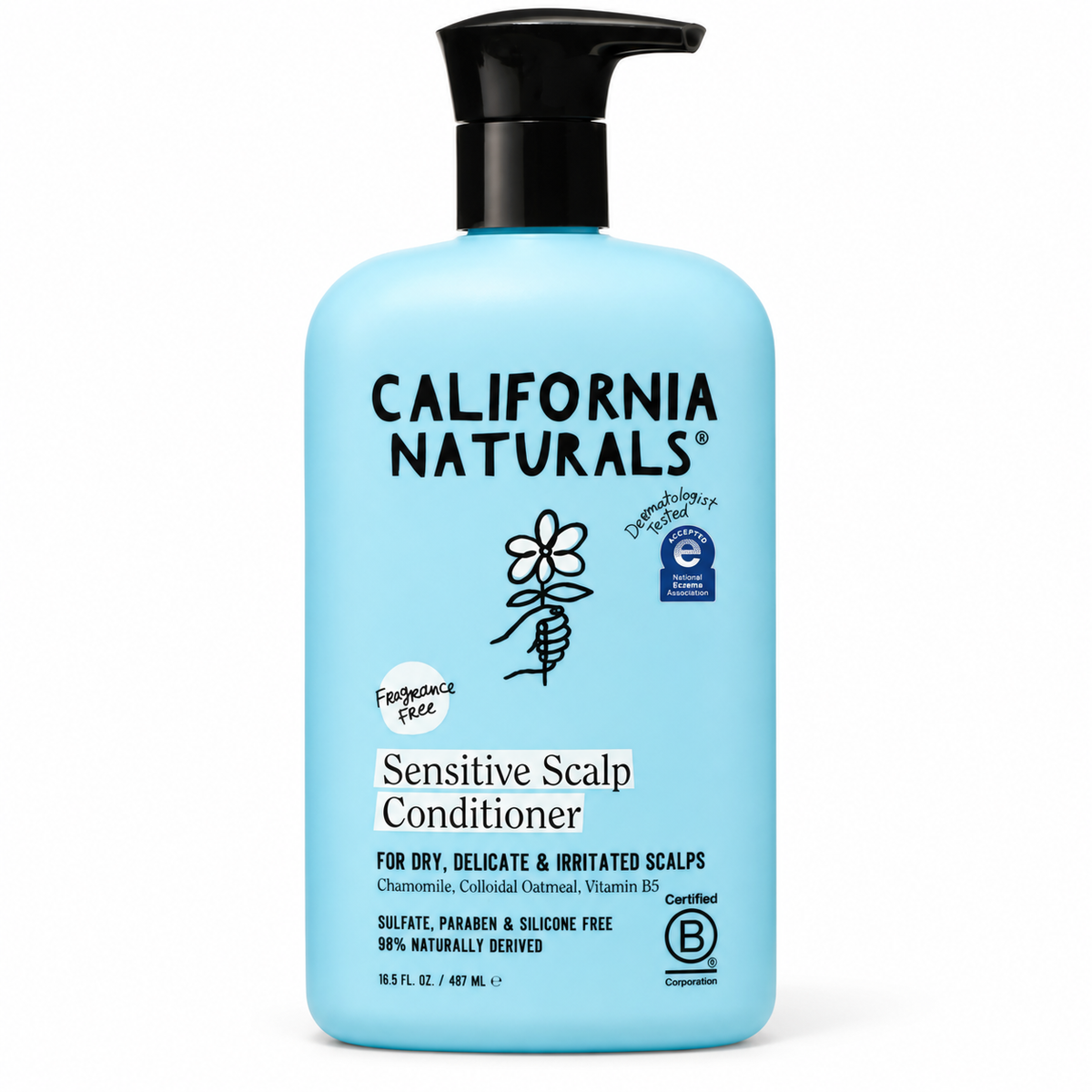 California Naturals Sensitive Scalp Conditioner 16.5 oz on white background