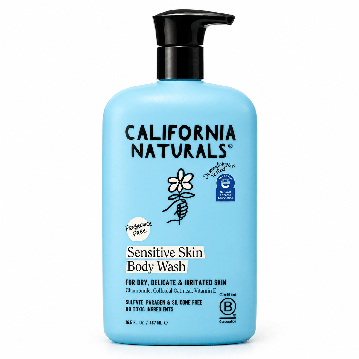 California Naturals Sensitive Skin Body Wash 16.5 oz