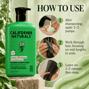 How to use California Naturals Super Moisture Conditioner