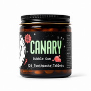 Canary Clean Bubble Gum Toothpaste Tablets with Nano Hydroxyapatite