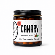 Canary Coconut Clean Mint Toothpaste Tablets with Nano Hydroxyapatite - AHVTE