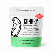 Canary Wintergreen Toothpaste Tablets 63-count sample pouch