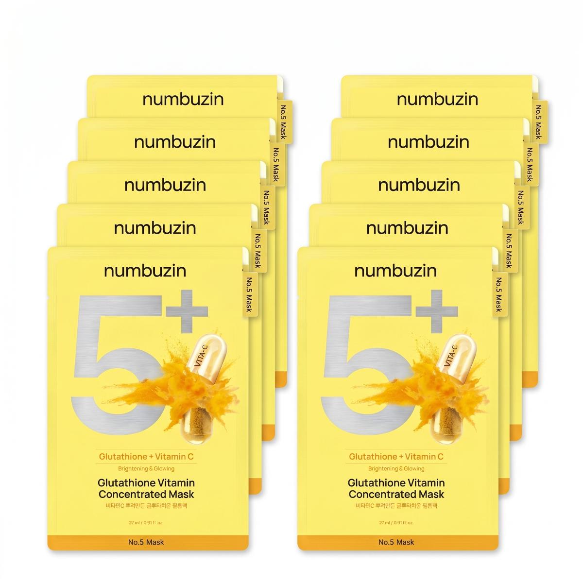 numbuzin No.5 Vitamin Concentrated Film Mask 10 Sheets - AHVTE