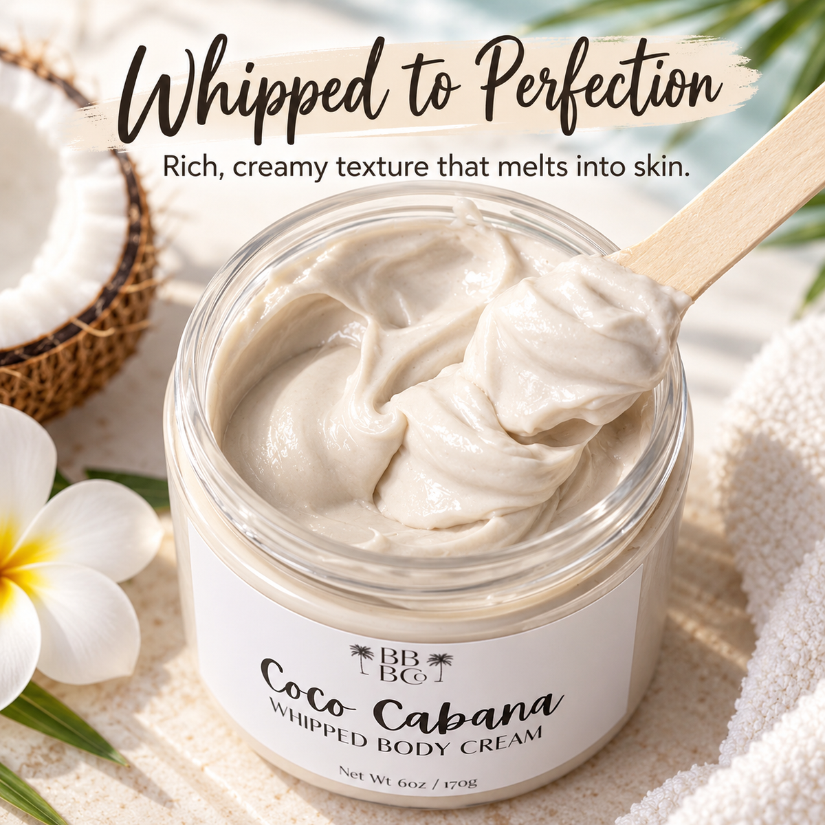 Coco Cabana whipped body cream rich creamy texture