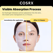 COSRX Advanced Snail Mucin Glass Glow Hydrogel Mask 3 Sheets - English Amazon gallery panel 02