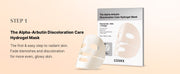 COSRX Alpha-Arbutin Discoloration Care Hydrogel Mask 3 Sheets - English Amazon detail panel 08