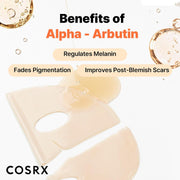 COSRX Alpha-Arbutin Discoloration Care Hydrogel Mask 3 Sheets - English Amazon gallery panel 03