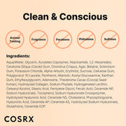 COSRX Alpha-Arbutin Discoloration Care Hydrogel Mask 3 Sheets - Full ingredients - English Amazon panel