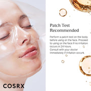 COSRX Alpha-Arbutin Discoloration Care Hydrogel Mask 3 Sheets - Patch test guidance - English Amazon panel