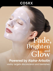 COSRX The Alpha-Arbutin Discoloration Care Hydrogel Mask official English detail panel 1