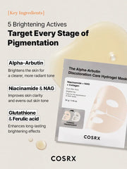 COSRX The Alpha-Arbutin Discoloration Care Hydrogel Mask official English detail panel 10