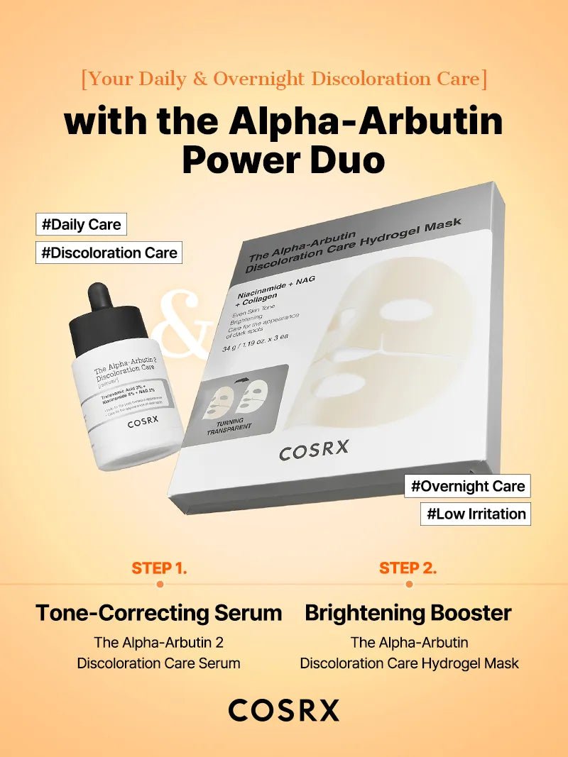 COSRX The Alpha-Arbutin Discoloration Care Hydrogel Mask official English detail panel 15