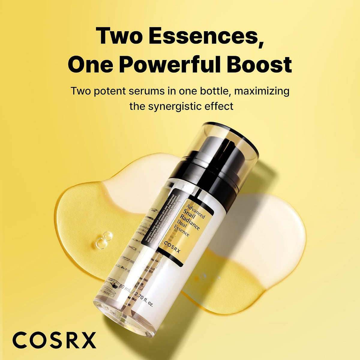 COSRX Advanced Snail Radiance Dual Essence 80mL - English Amazon gallery panel 02