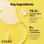 COSRX Advanced Snail Radiance Dual Essence 80mL - English Amazon gallery panel 03